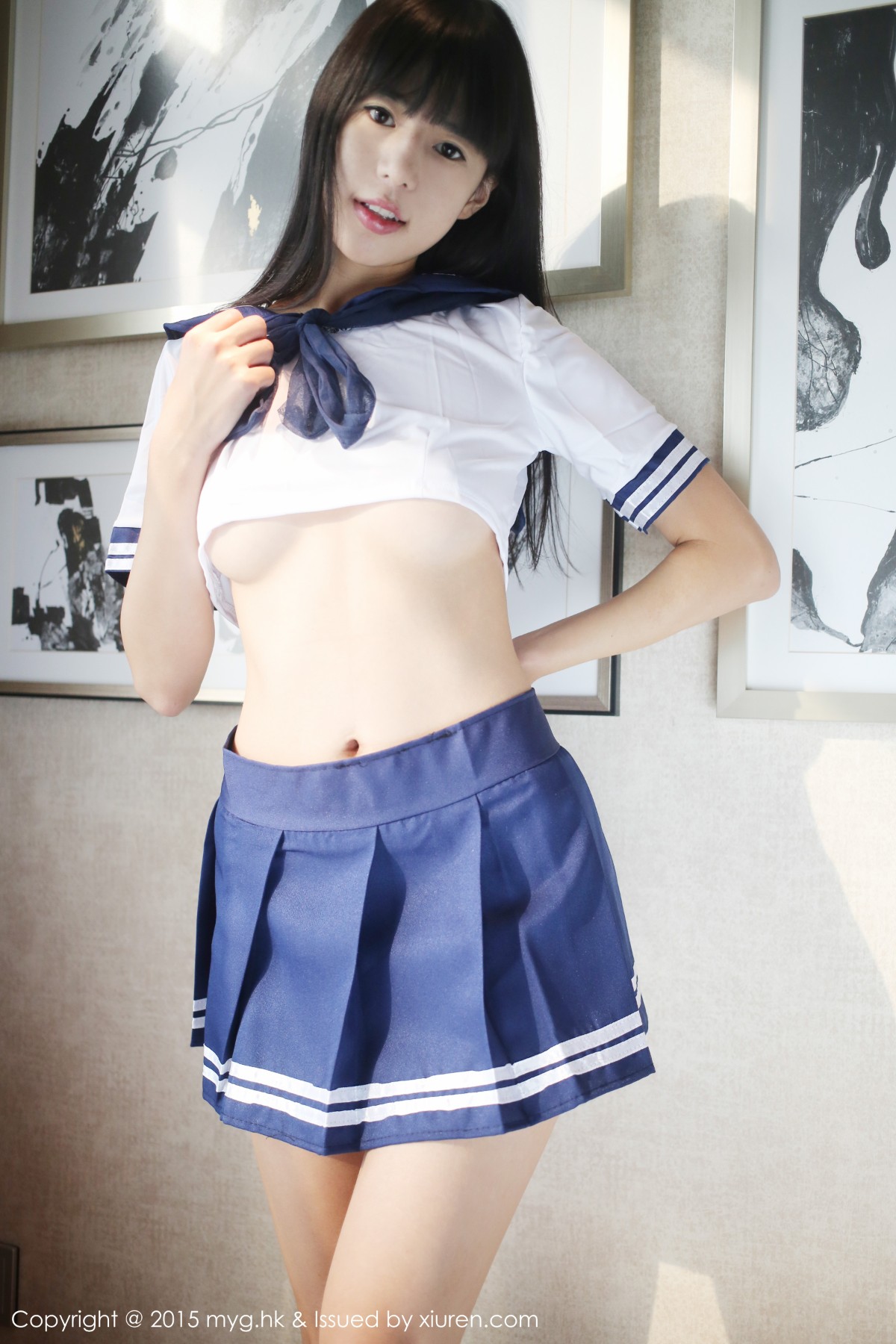 [MyGirl美媛馆] VOL.184 Ellie艾栗栗学生妹水手服美乳写真 [42+1P]