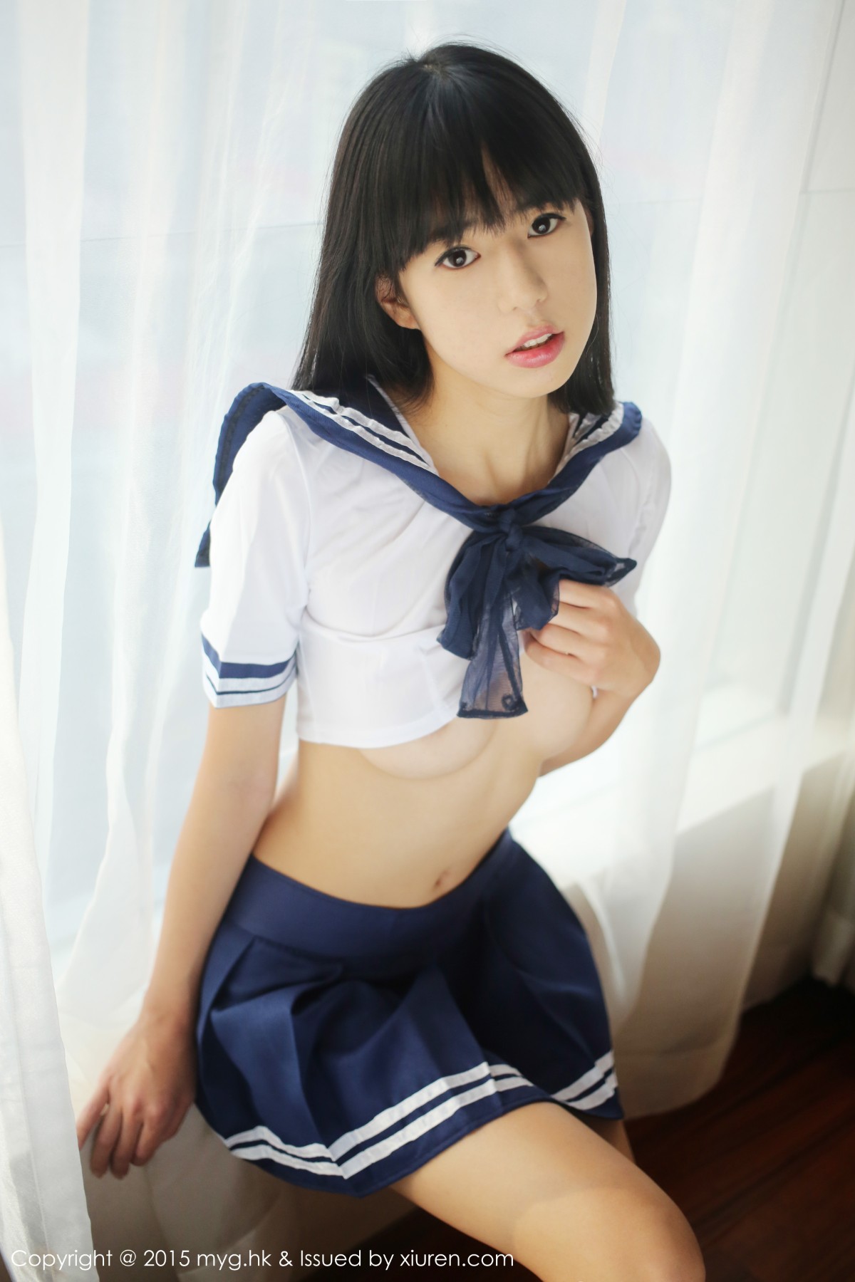 [MyGirl美媛馆] VOL.184 Ellie艾栗栗学生妹水手服美乳写真 [42+1P]