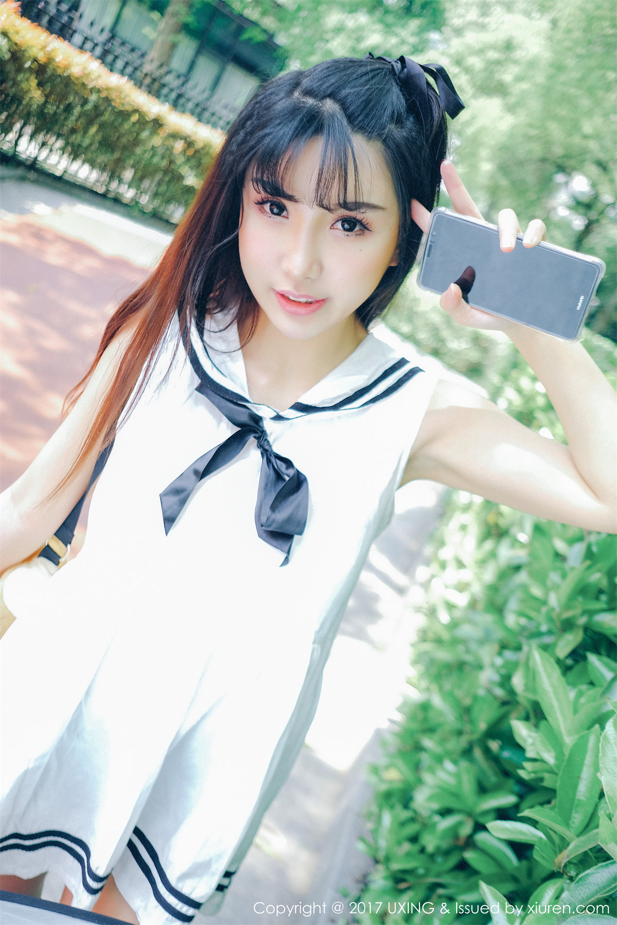 [UXING优星馆] VOL.050 晓茜sunny学生装私房内衣性感写真47P