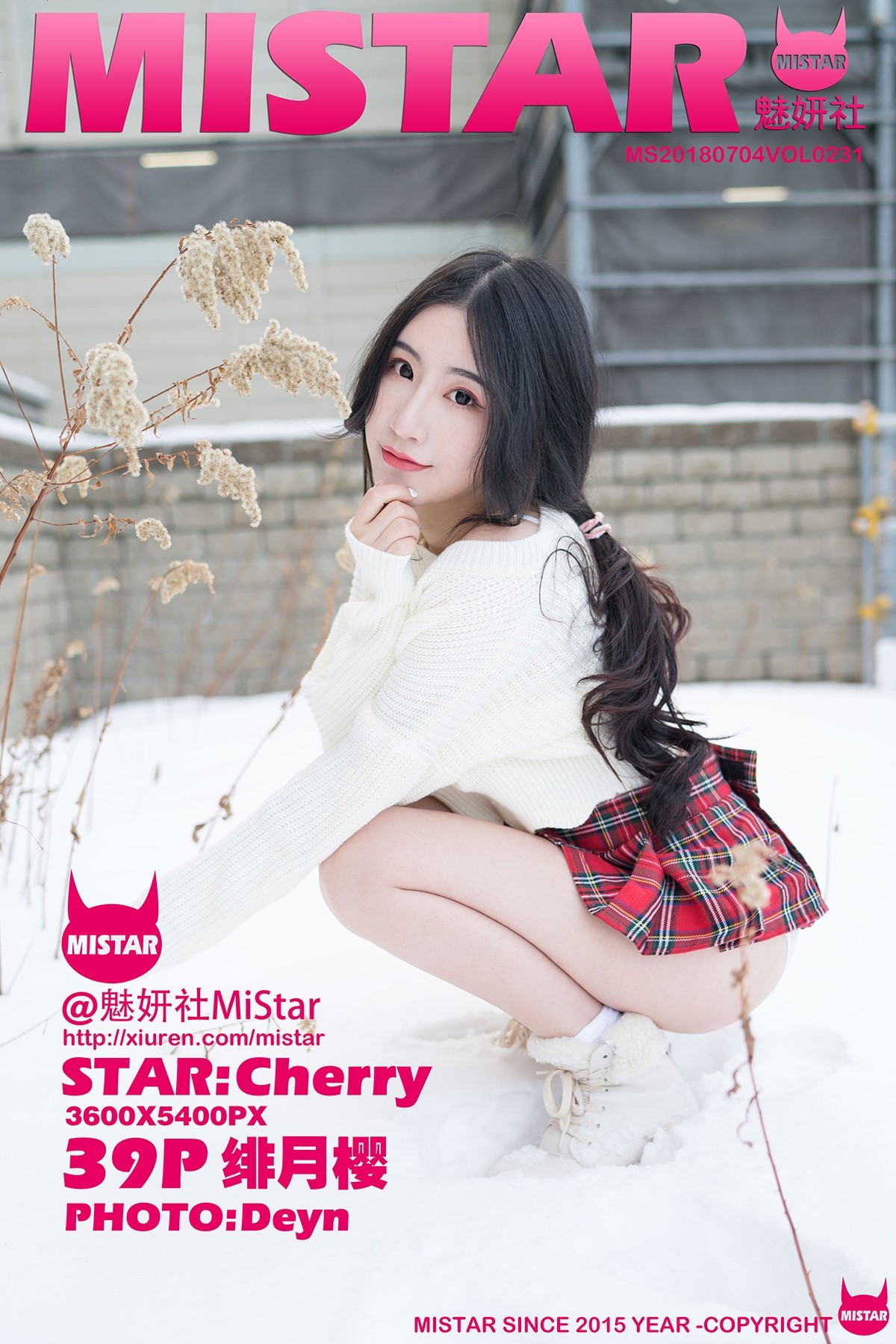 [MiStar魅妍社] VOL.231 绯月樱Cherry